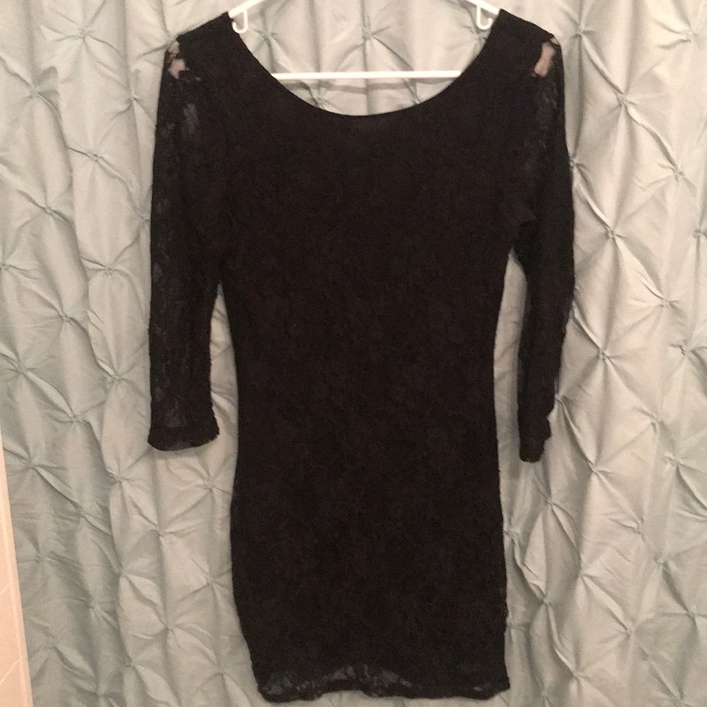 Little Black Lace Dress